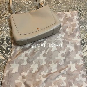 Dagne Dover Simone Satchel in color Bone